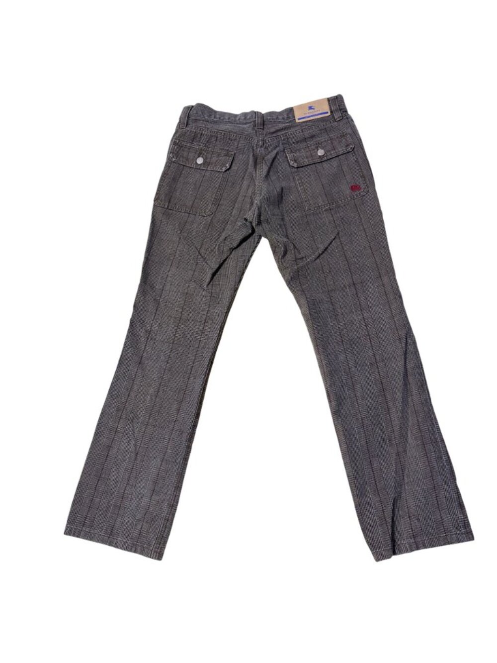 Burberry Blue Label Japan Plaid Straight Leg Womens Pants Women Size L - Picture 4 of 14